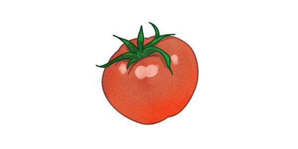 トマトのイラスト素材 手描きのフリーイラスト素材 かわピク