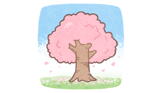 桜の木【イラスト素材】